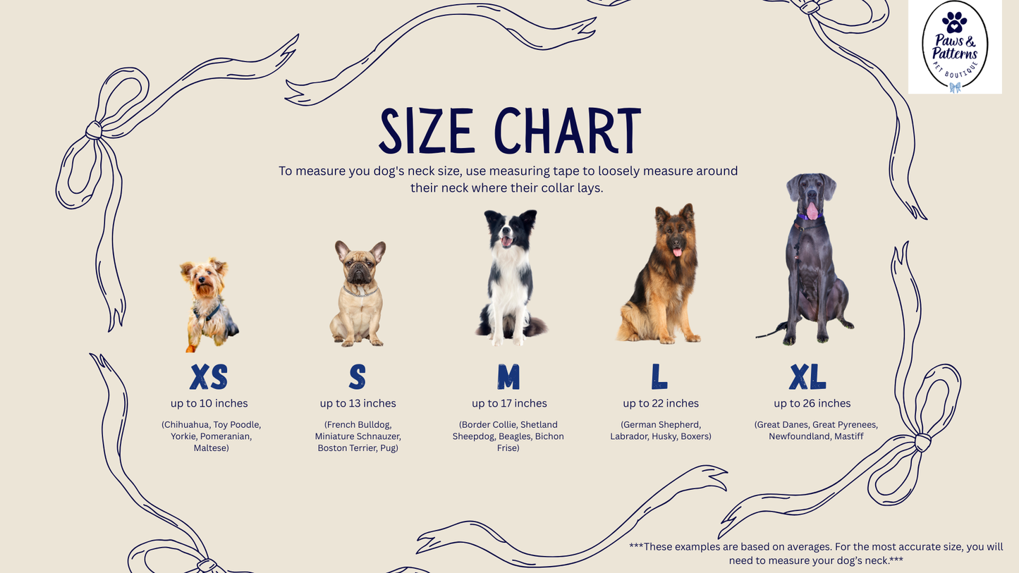Reversible Nautical Dog Bandana