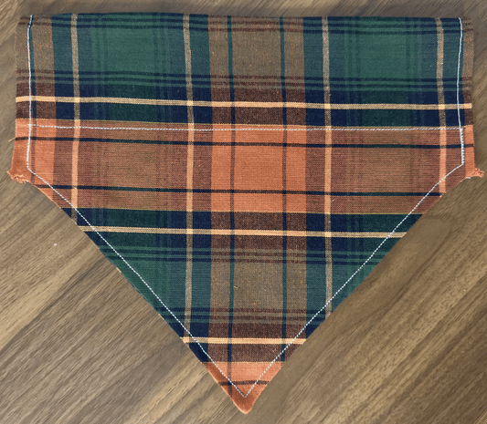 Harvest Plaid Dog Bandana