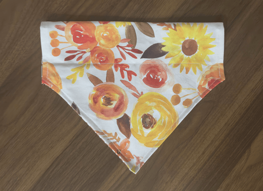 Golden Bloom Pup Bandana