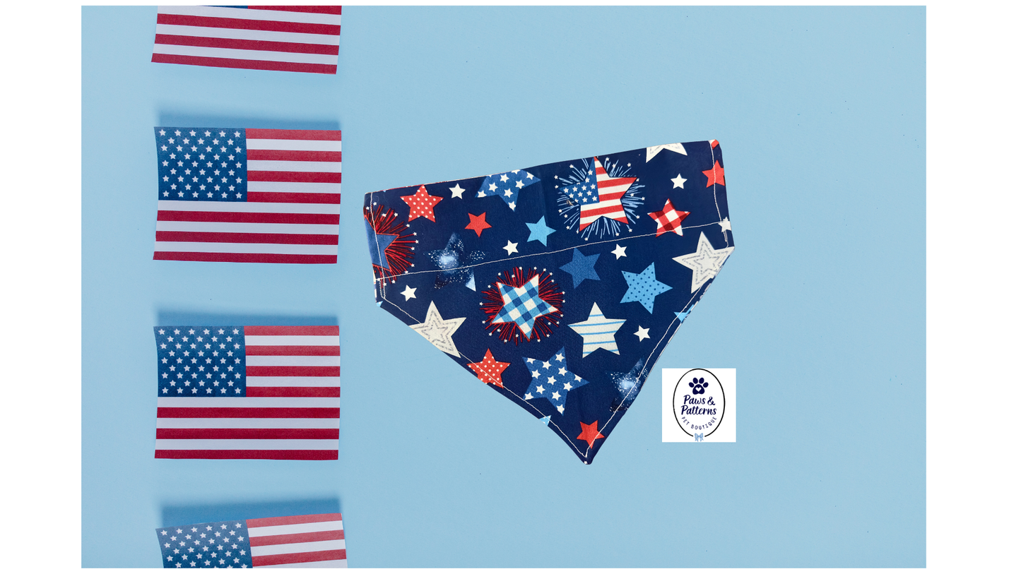 Star Spangled Classic Reversible Bandana