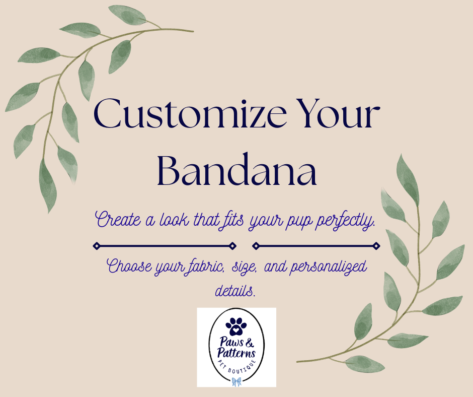 Custom Bandana - Design Your Pup's Perfect Look