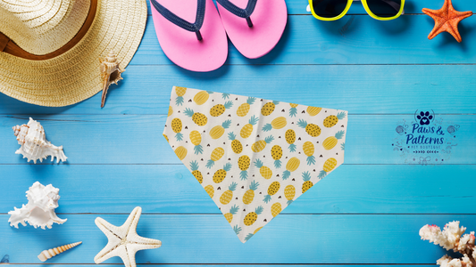 Pineapple Summer Dog Bandana
