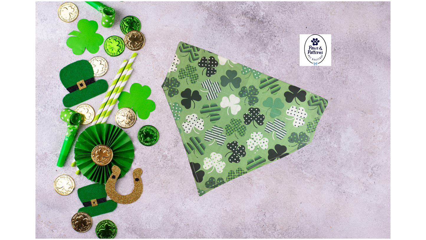 Shamrock Dog Bandana
