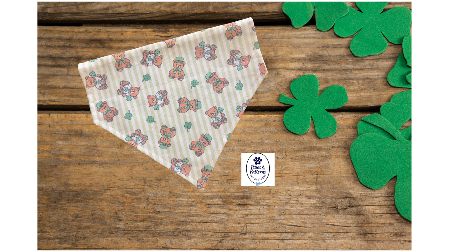 Teddy Bear St. Patrick's Day Bandana