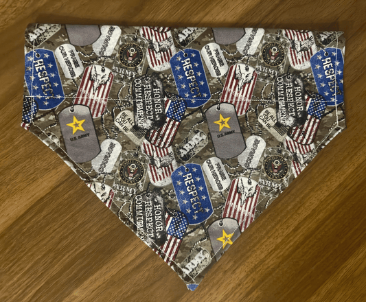 Army Dog Bandana, Reversible