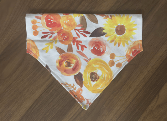 Golden Bloom Pup Bandana