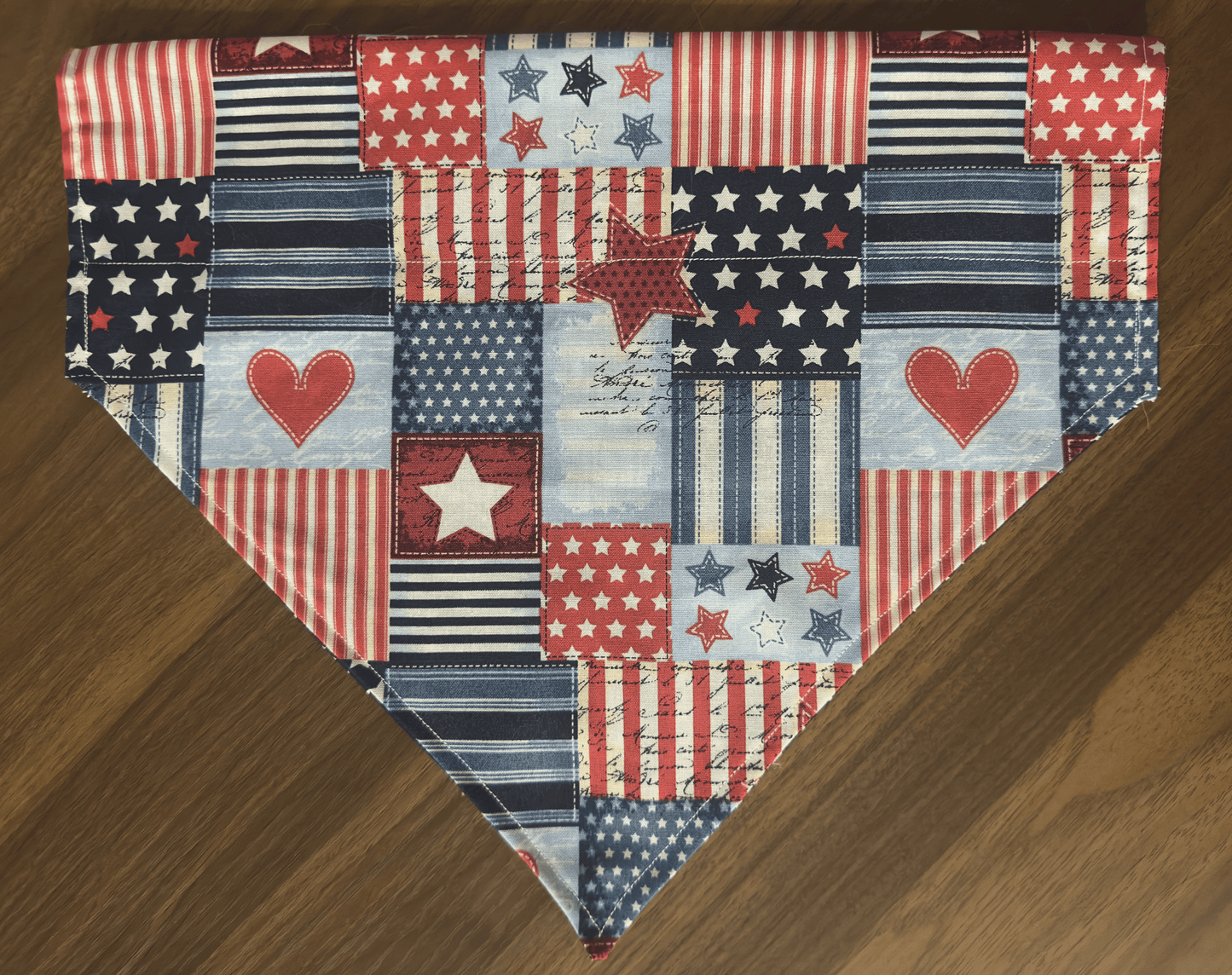 Vintage Glory Patchwork Reversible Bandana