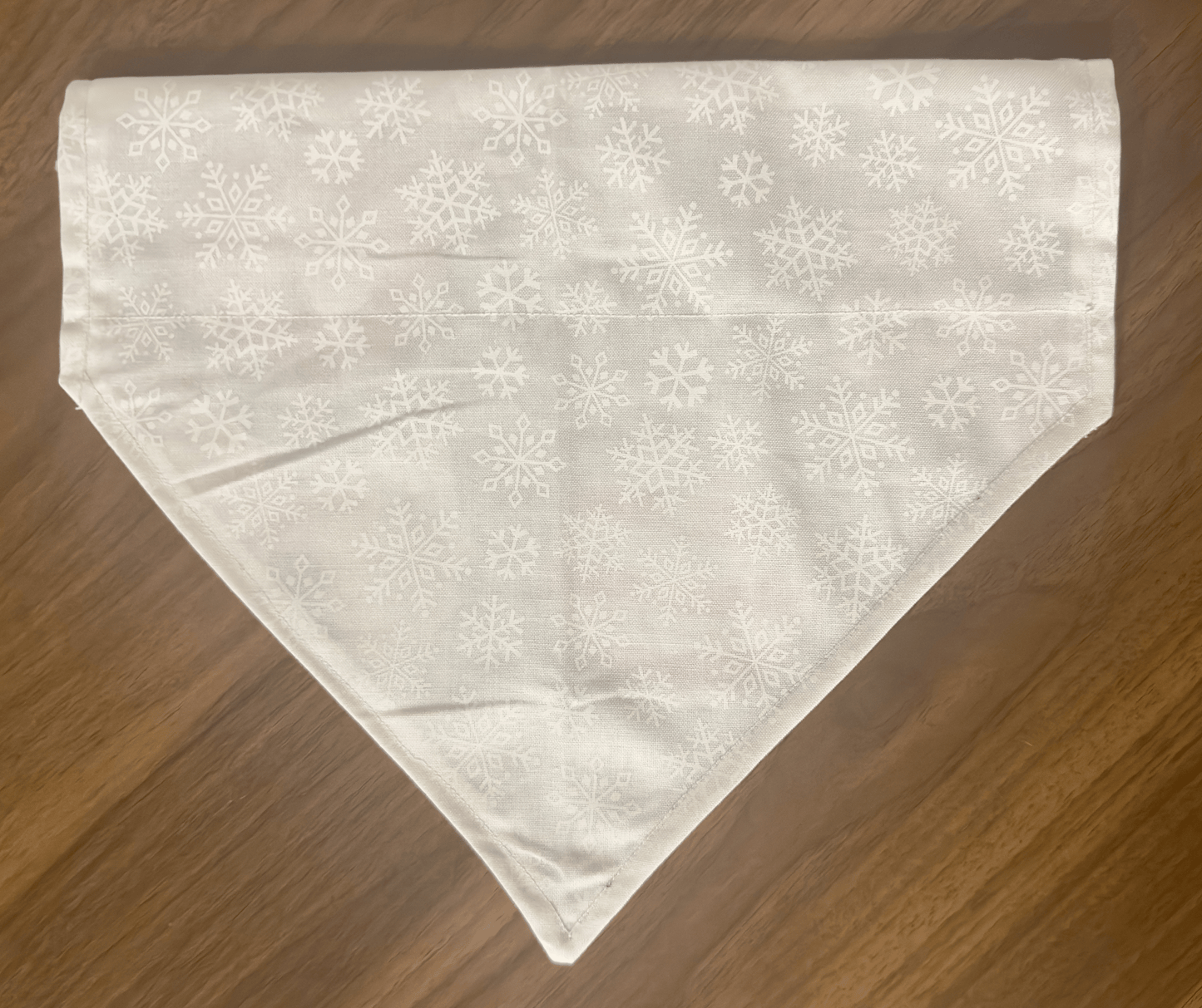 Custom Christmas Dog Bandana, Reversible- Size Medium